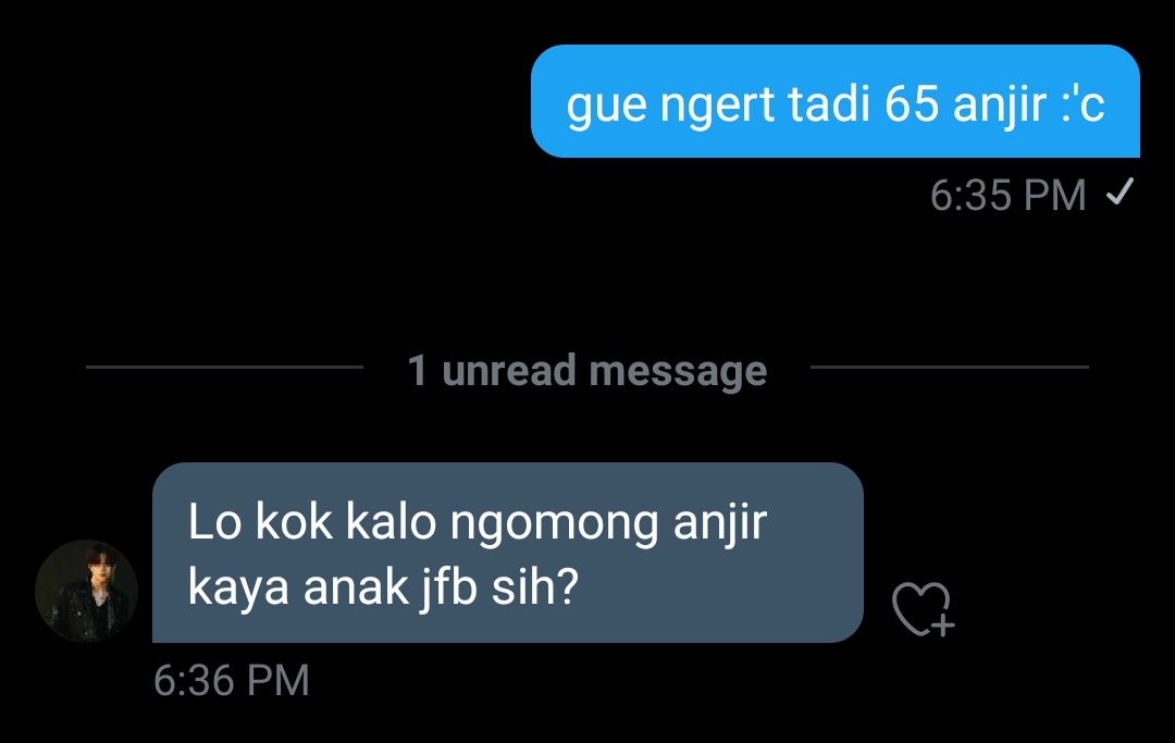 sseuyn's tweet photo. mles bnget anjir emang gue kenapa sih anjir? ada yang salah jir sama gue, jir? anjir gue perasaan biasa aja ya jir gila aja jir gue disamain gini :'v https://t.co/TbR0oeMuGh