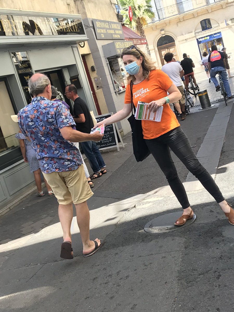 De nombreux échanges avec les montpelliérain(e)s pour une ville libre et humaniste, avec notre liste #citoyenne #ecologiste #diversgauche @saurel_2020 
#MontpellierLaCitoyenne
#Municipales2020 #Montpellier