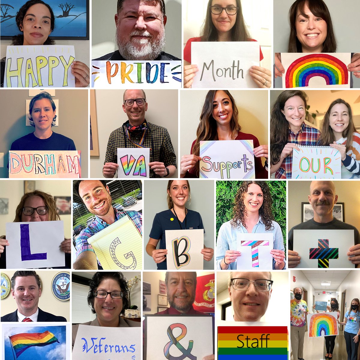 vadurham's tweet image. When you put love out in the world it travels, and it can touch people and reach people in ways that we never even expected. Happy Pride Month!!! #PrideMonth2020 #DVAHCS