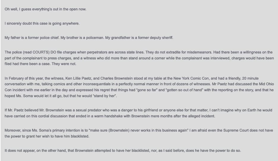 maviacomic's tweet image. UGH, I didn't stumble across this until 2016 (I can at least confirm the date b/c I saved my fight with neil, at least), and I remember reading it on her a distant soil blog! While I can't find the blog post, SOMEONE ELSE ON THE INTERNET DID 😈
cgccomics.com/boards/topic/6…