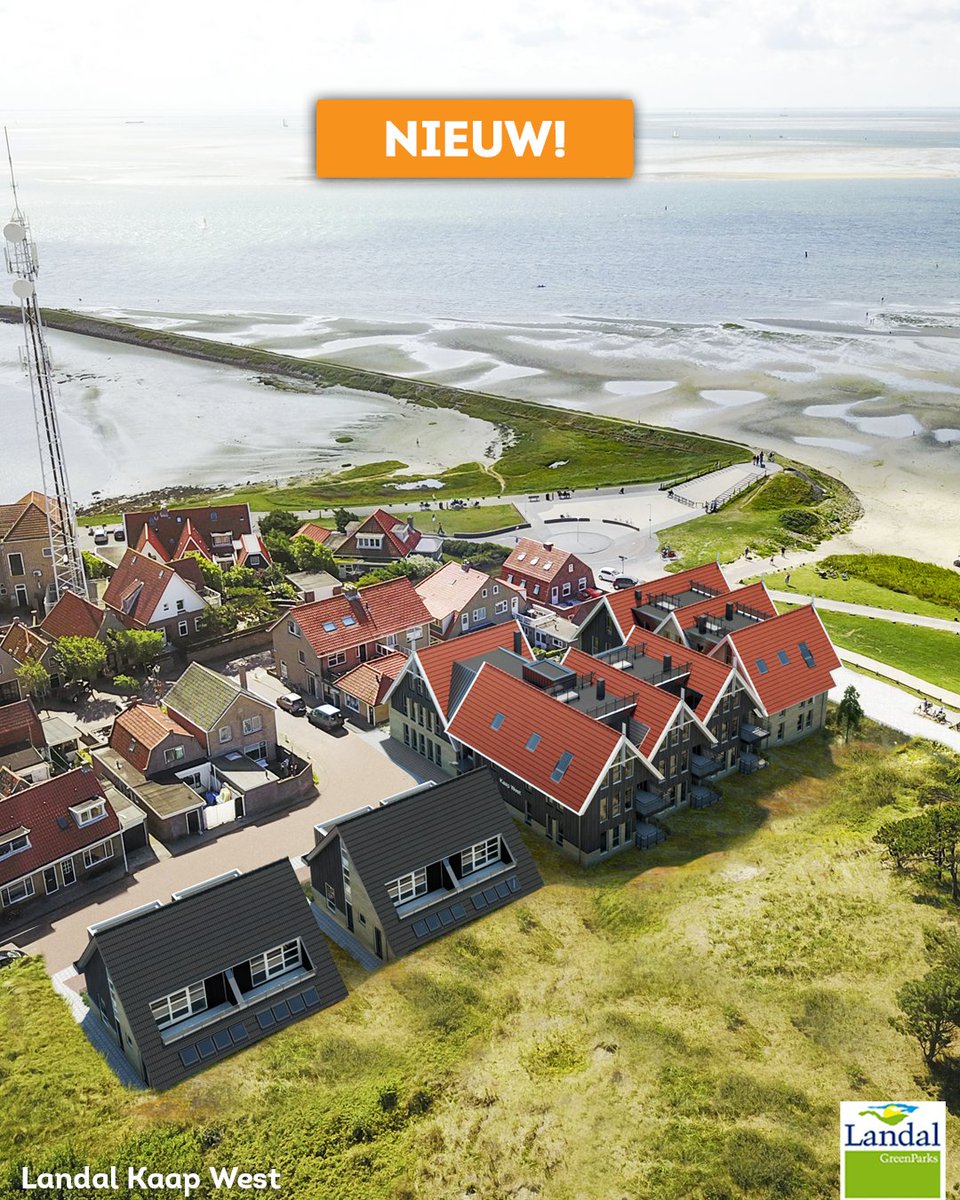🚨 NIEUW! 🚨 Landal GreenParks breidt uit op de Waddeneilanden: Landal Kaap West!  Bij het gezellige havenplaatsje op West-Terschelling worden 19 luxe accommodaties gebouwd. ⚓ 🖱️ Nu al een vakantie boeken voor de Wadden? bit.ly/OntdekdeWadden…