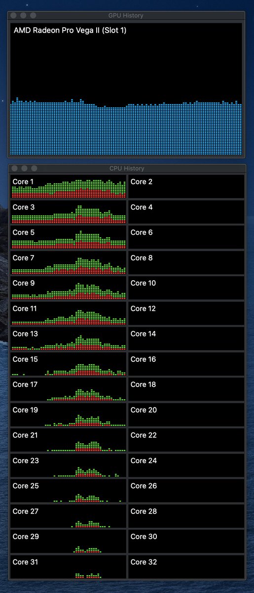 Brent Ozar If You Re Thinking About Getting An Apple Mac Pro For Streaming This Is What My Gpu Cpu Usage Looks Like When Broadcasting With Obs And 2 4k