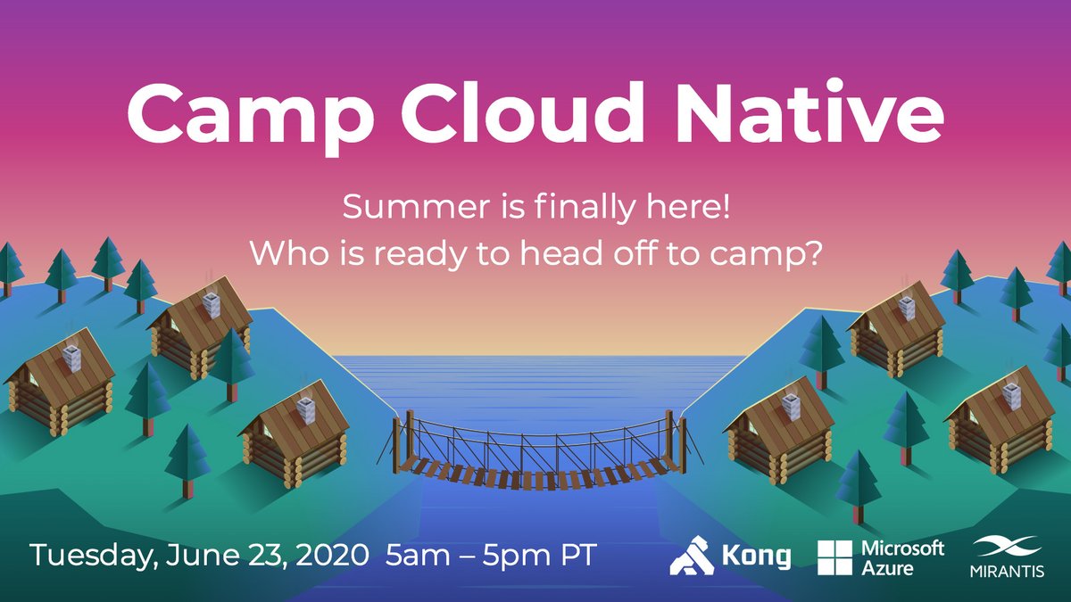 MirantisIT's tweet photo. Grab a chair, pull up a log - #CampCloudNative 🏕️ is about to begin. Don't miss hearing the latest from #CloudNative experts like @oicheryl, @k_gamanji, @LachlanEvenson, @MelanieCebula. We've got songs 🎶 and ghost stories 👻 waiting for you.
Join us: https://t.co/asa7R6cvZk https://t.co/rfO8aZvkap