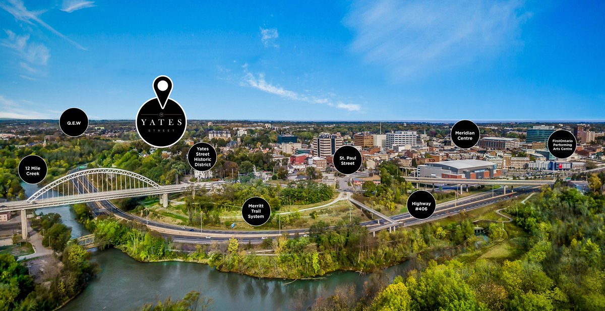 77YatesCondos's tweet photo. DYK @77YatesCondos is conveniently located steps away from the downtown core? #77Yates is the perfect blend of old and new offering spectacular views of the Twelve Mile Creek &amp; Merritt Trail, along with unique historic architecture of the Yates District. https://t.co/VCqFkHnVsO https://t.co/tnLI1KCLKX
