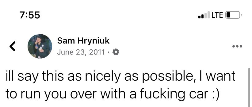 samhryniuk's tweet photo. Holy.... who hurt me https://t.co/pjVZppbPI6