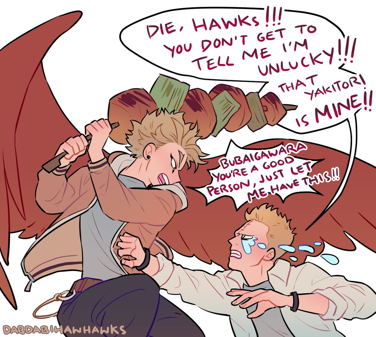 ??boku no yakitori fight club (LAUGH)
#hawks #jinbubaigawara #MHA #bnha 