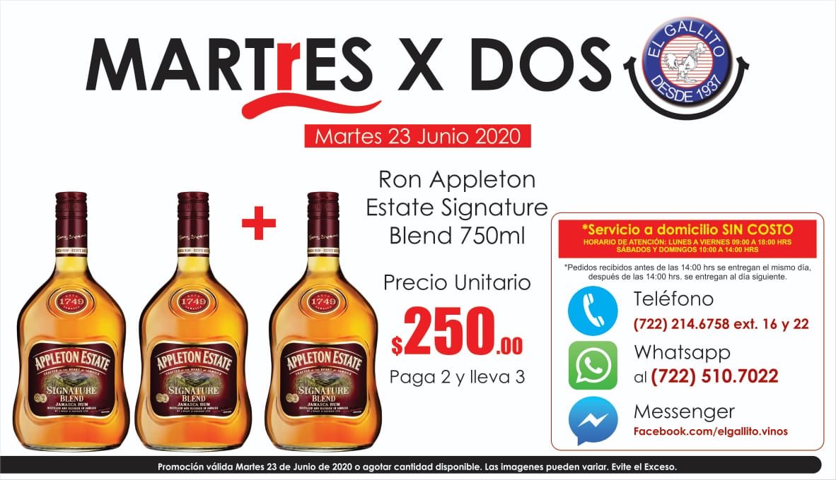 vinoselgallito's tweet photo. AMIGALLITOS
#ronappleton #appletonestate #martresxdos https://t.co/WA3pYxaKIZ