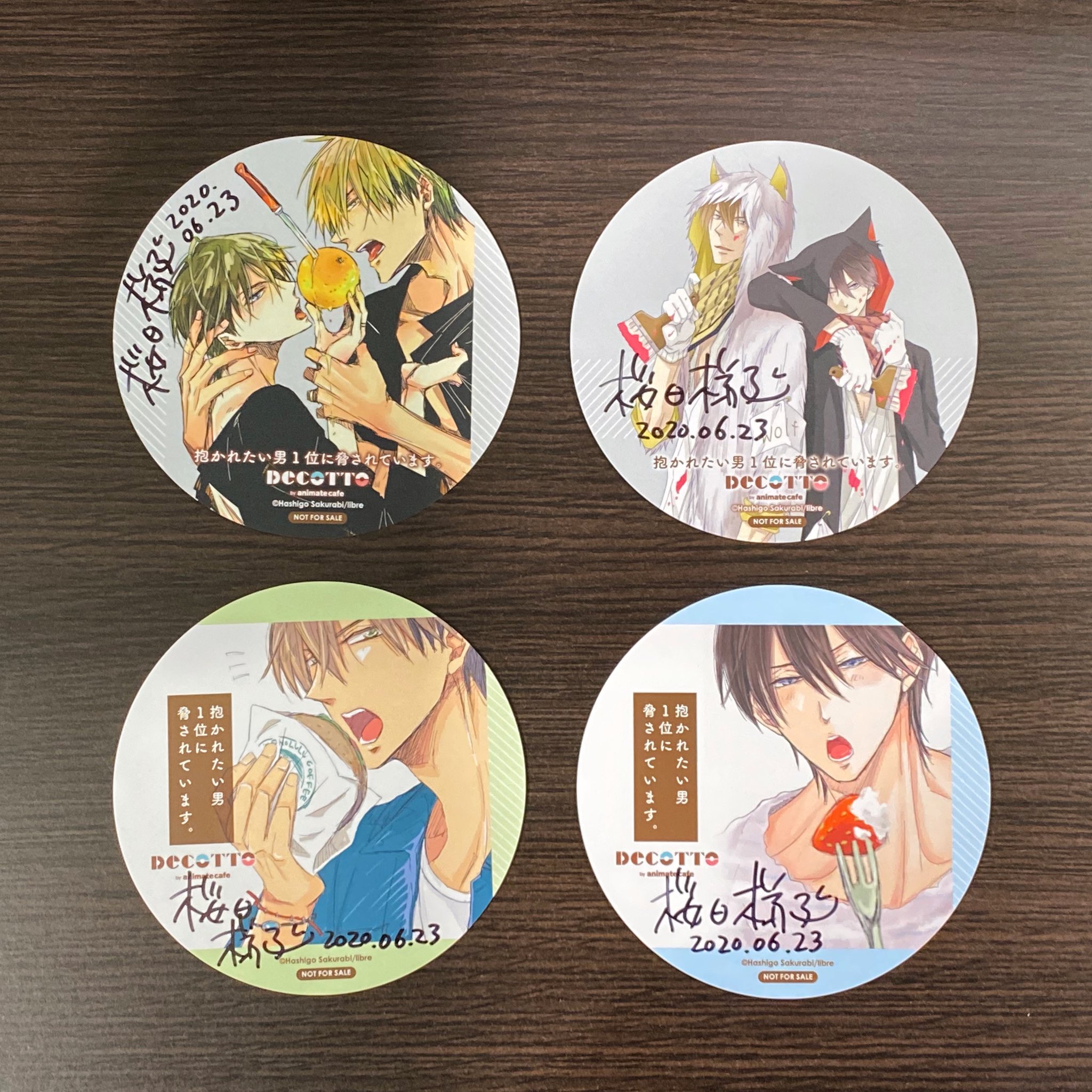 抱かれたい男1位に脅されています。DECOTTO 缶バッジ 2個セット だかいち 抱かれたい男1位に脅されています。DECOTTO 缶バッジ 2個セット だか