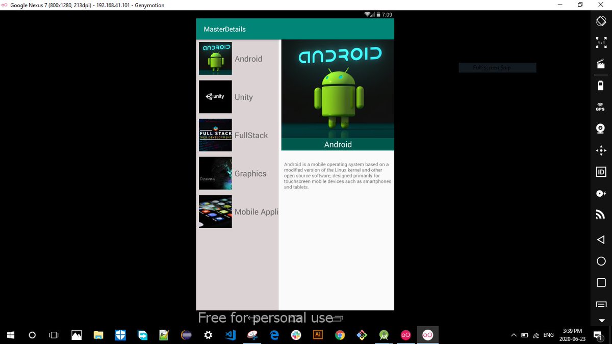 SameeraJamshidi's tweet photo. In these apps used from alternative layouts.
what are #alternative #layouts?
design the horizontal and vertical layouts for different devices(#handheld, #Tablets) also we can tell responsive state applications in different devices.
@CodeToInspire
#AfghanGirsCode
#Android https://t.co/lNkbp1LepA