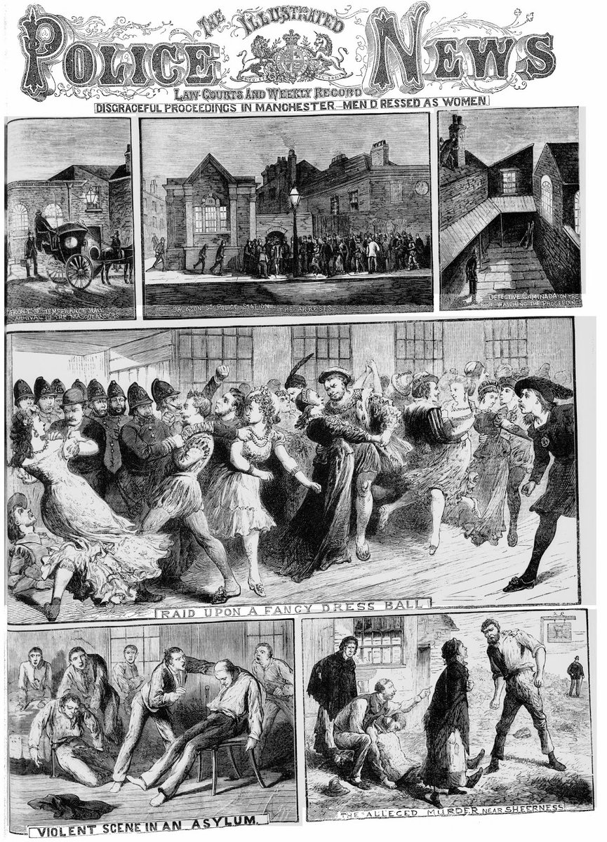 1732: Molly houses were also early spaces for experimentation with gender expression and gender identity via drag. One regular attendee known as Princess Seraphina brought a case to court about her clothes being stolen. She did not win and would be later prosecuted for sodomy.