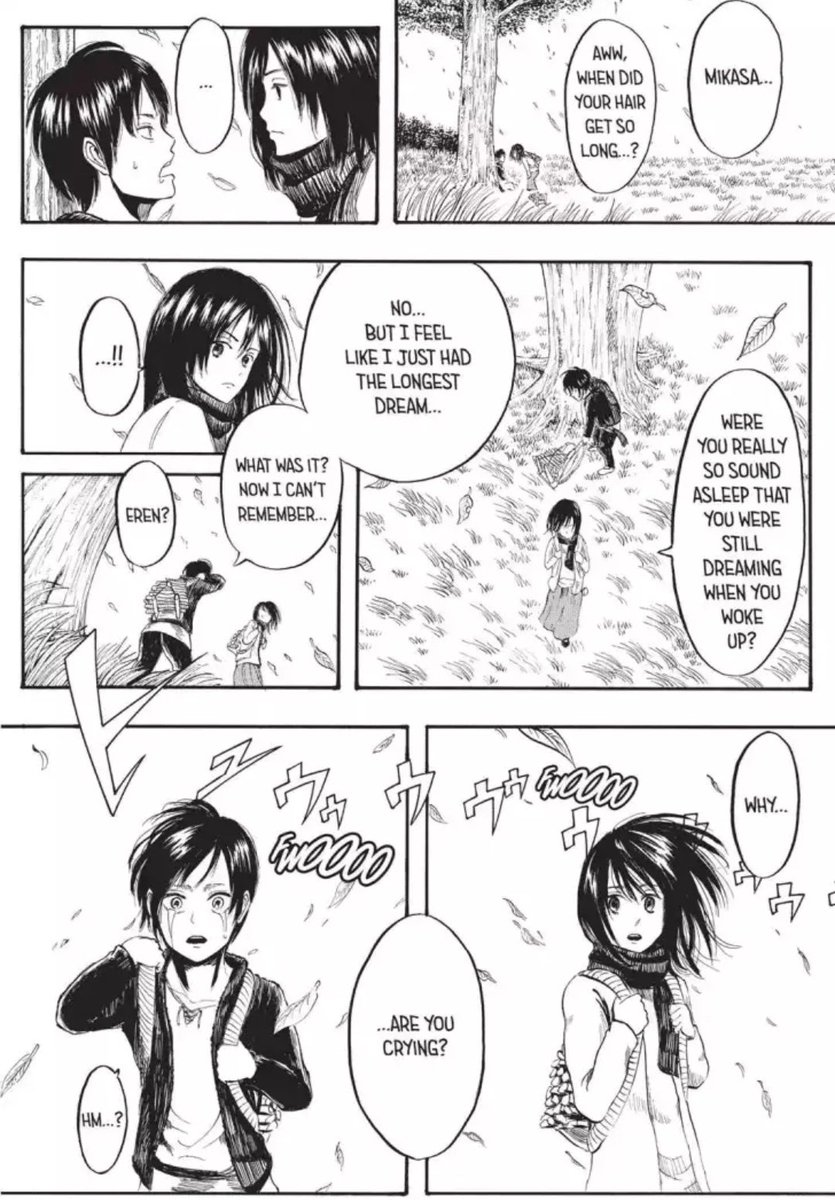 Grisha referred to Mikasa as his daughter, cool detail I guess