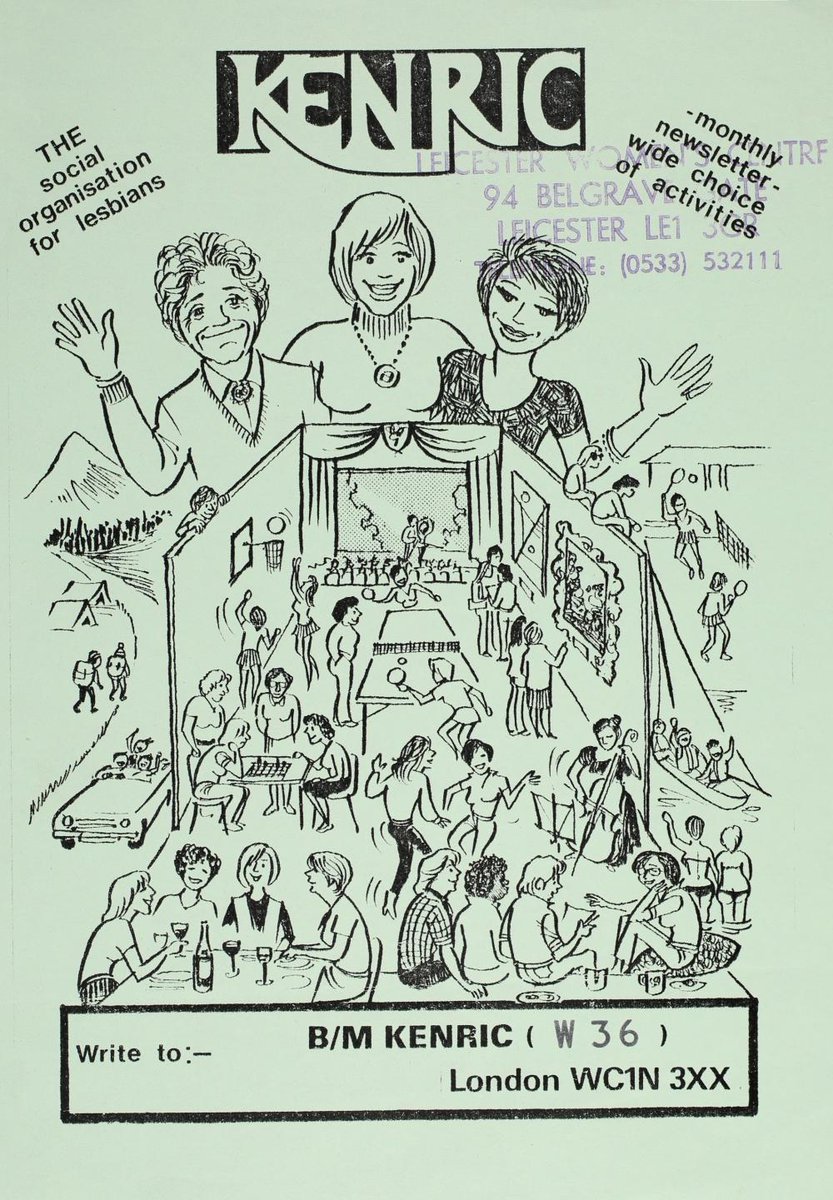 1965: Some members of the Minorities Research Group found Kenric, now the the longest-running lesbian organisation in the UK. Their archives are currently stored at London Metropolitan Archives.