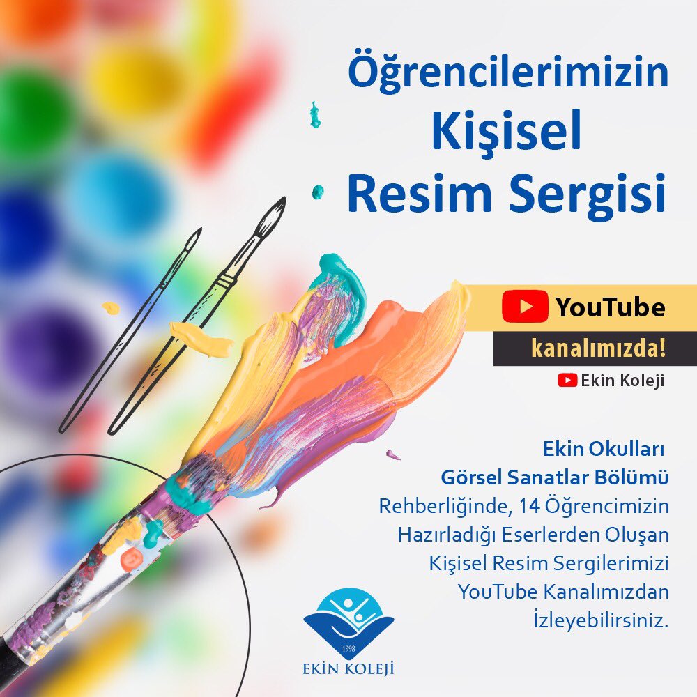 Görsel Sanatlar Zümresi, online uzaktan eğitim sürecinde resim çalışmalarını yürüten öğrencilerimizin sanat çalışmalarından kişisel sergiler organize etti. Sergilerimizi izlemek için aşağıdaki linke tıklayınız👇🏼 

youtube.com/playlist?list=…