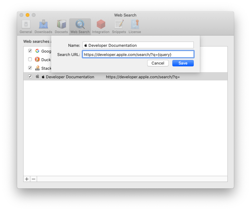 scotteg's tweet photo. @Apple developers tip: you can browse the latest developer documentation, including tutorials, sample code, articles, and API references at https://t.co/HkTeTpgJpE

If you use the @kapeli Dash app, you can add a Web Search entry.

#iosdev #macosdev #watchosdev #tvosdev @SwiftLang https://t.co/SqVQ999Ai2