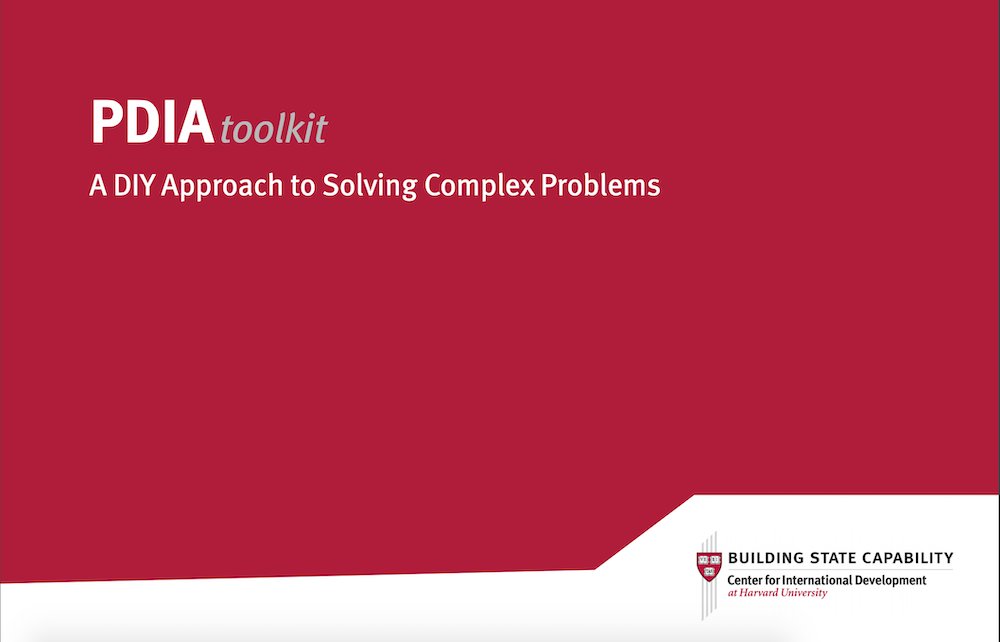 HarvardBSC's tweet photo. Trying to solve a complex problem in a #developing country but don't know where to start?
Download our #PDIAtoolkit to learn how to break down your #problem, take action, and #iterate. Available in #English and #Spanish, more languages coming soon! https://t.co/5siwAhMcst https://t.co/8zUEv0R8wo