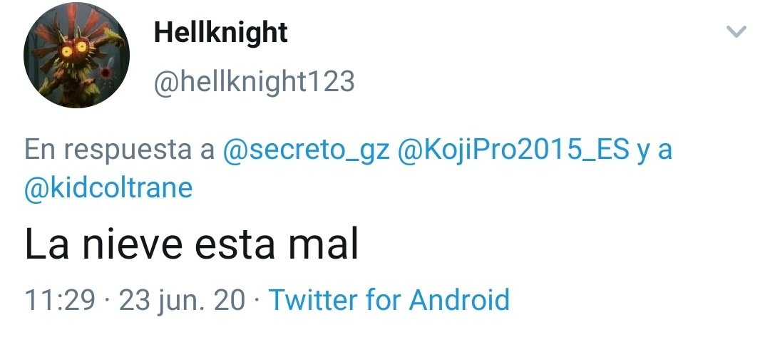 secreto_gz's tweet photo. Sale el perfil oficial de Kojima productions en España y Twitter reacciona. En el mundo gamer @kidcoltrane tiene más referencias que la wikipedia. https://t.co/AE4odu9ykm