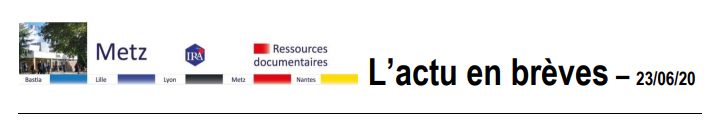 IRAdeMetz's tweet photo. Vous préparez l'oral des #concours de l'@irademetz ? Retrouvez les dernières actualités🗞️dans l'actu en brèves du 23/06 ▶️https://t.co/r7fOJhtdoY
@dgafp #fonctionpublique #iradocumentation https://t.co/ywmAUU6j8c
