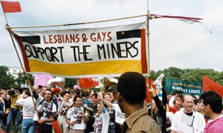 1984:  @LGSMpride supporting striking workers in miners' strike of 1984 and 1985 is launched. They used to meet at  @gaystheword and collect money for the striking miners. In 2017 a blue plaque was unveiled above it for co-founder of LGSM Mark Ashton.