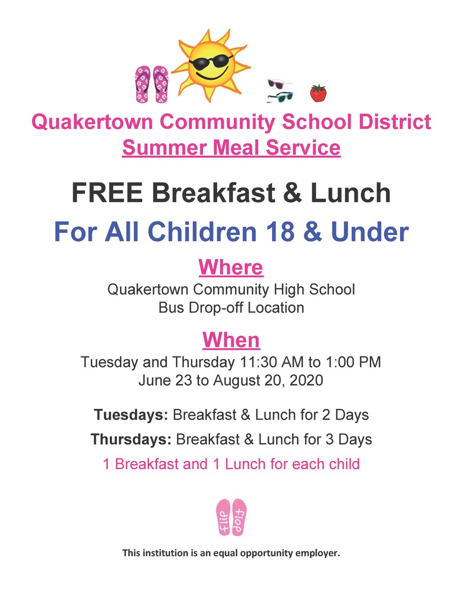 QCSD News (@qcsdnews) on Twitter photo Today starts #QCSD's FREE Summer Meal Service for ALL children 18&under. For more info, please follow the link: qcsd.org/news/q_c_s_d_n… @BillHarner <a href="/qcsdpupilsvcs/">QCSDstudentservices</a> <a href="/NancianneE/">Nancianne Edwards</a> <a href="/drlhoffman/">Lisa Hoffman, Ed.D.</a> <a href="/NeidigElem/">Neidig Elementary</a> <a href="/PfaffPTO/">PfaffPTO</a> <a href="/QEPride/">Quakertown E.S.</a> <a href="/RichlandQCSD/">Richland Elementary</a> <a href="/trumelem/">Trumbauersville Elem</a> @6GC_QCSD <a href="/strayer_team/">Strayer Executive Team</a> <a href="/OfficialQCHS/">Quakertown Community High School</a> Today starts #QCSD's FREE Summer Meal Service for ALL children 18&under. For more info, please follow the link: qcsd.org/news/q_c_s_d_n… @BillHarner <a href="/qcsdpupilsvcs/">QCSDstudentservices</a> <a href="/NancianneE/">Nancianne Edwards</a> <a href="/drlhoffman/">Lisa Hoffman, Ed.D.</a> <a href="/NeidigElem/">Neidig Elementary</a> <a href="/PfaffPTO/">PfaffPTO</a> <a href="/QEPride/">Quakertown E.S.</a> <a href="/RichlandQCSD/">Richland Elementary</a> <a href="/trumelem/">Trumbauersville Elem</a> @6GC_QCSD <a href="/strayer_team/">Strayer Executive Team</a> <a href="/OfficialQCHS/">Quakertown Community High School</a>