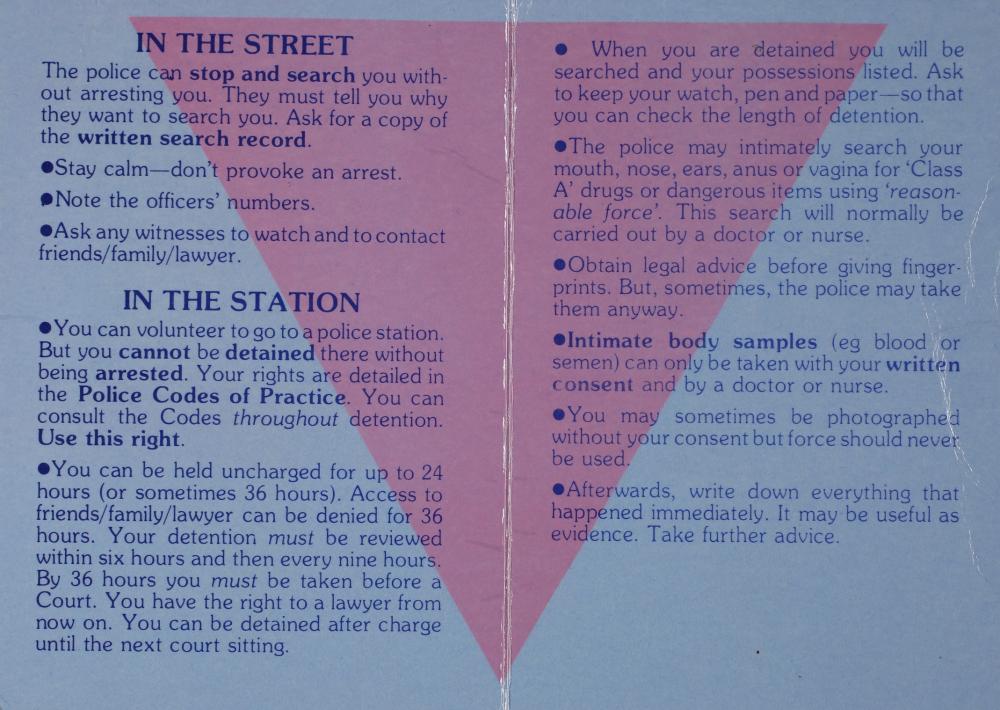 1982: Community-led Gay London Police Monitoring Group  @GalopUK established as anti-violence/anti-abuse charity, supporting people experiencing biphobia, homophobia, transphobia, sexual violence or domestic abuse, problems with police or with questions on criminal justice system