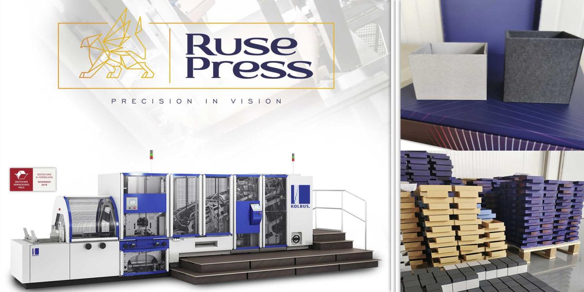 rusepress's tweet photo. Dear friends, looking forward to introduce you ours new machine
KOLBUS SW.E 500 + SW.H 500 box making machine.
THIS IS ANSWER TO YOUR NEED.

For more information: https://t.co/g8Xp1l4zux
Phone: +359 82 826 826
Еmail: office@rusepress.com
#new #machine #box #cardboard #packaging https://t.co/FgOc3jIX2A