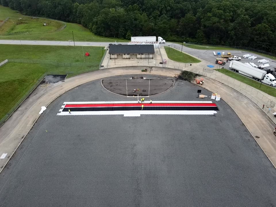 First rows going down at Red Devil Stadium <a href="/LHS_Red_Devils/">Liberty High School</a>