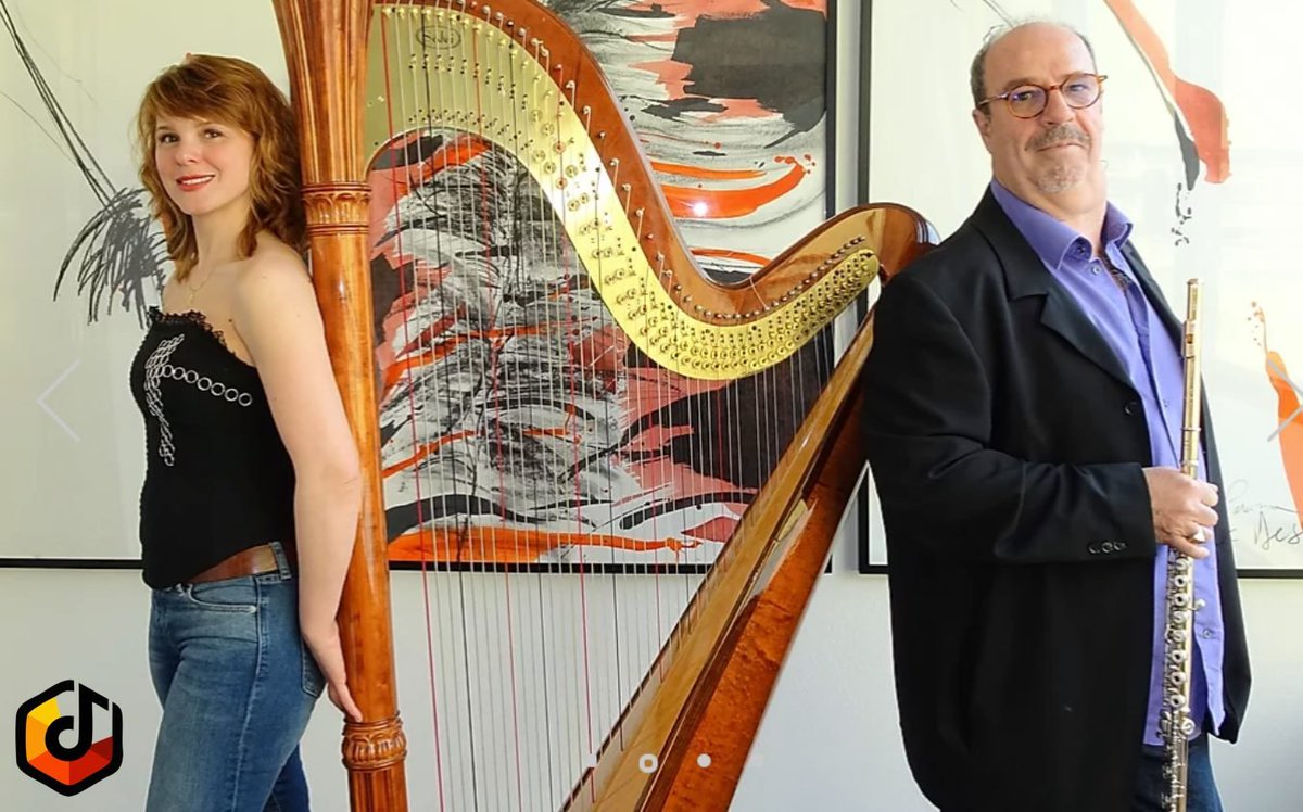 MusicArtistes1's tweet photo. Un peu de douceur et de tendresse, des moments tellement nécessaires que vous offre le Duo Canopée . Flûte et harpe, ces deux instruments raviront vos sens en toute poésie. Découvrez les avec MusicArtistes...
https://t.co/VegHa2KtmB  #imaginelaculturedemain https://t.co/TY62zl8bIe
