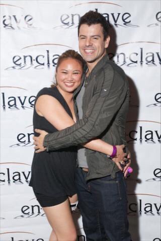 Roxangel's tweet photo. Best moment ever!!!! Memories 2011 Got to snuggle with this guy @jordanknight I lost my voice from the concert and he was so sweet! Thank you making the “Unfinished” Album-Love it!!! https://t.co/1MMgYbinMX