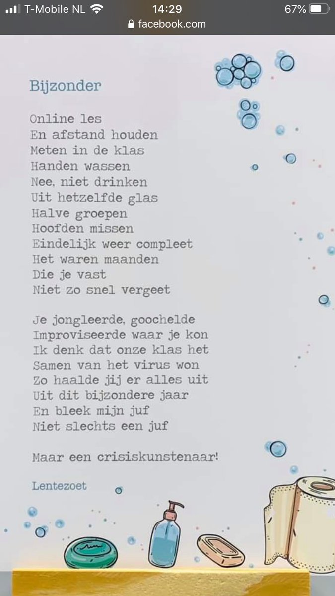 Uzivatel Samira Na Twitteru Niet Slechts Een Juf Maar Een Crisiskunstenaar Mooie Ode Aan De Juf In Een Gedicht Van Lentezoet Te Volgen Op Facebook Https T Co As2rbijxkz