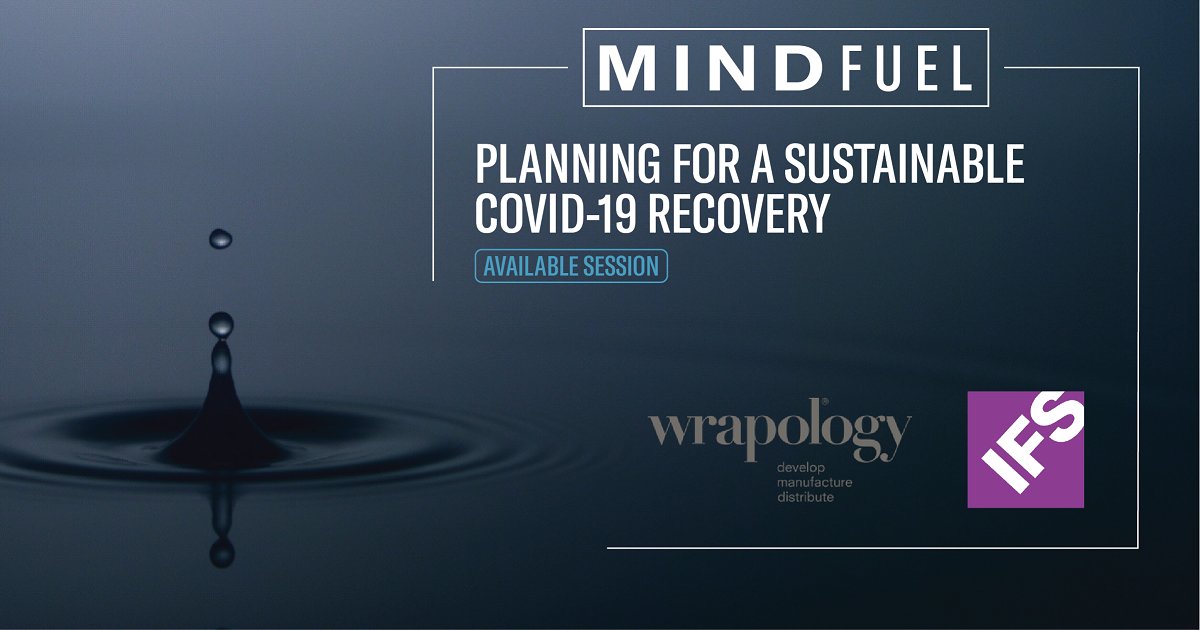 Join us for a #MindFuel session about sustainable recovery for manufacturing featuring <a href="/Wrapology/">Wrapology</a>.  #sustainablepackaging #sustainability 

Access the session here. 👉ifs.link/mtpsKD