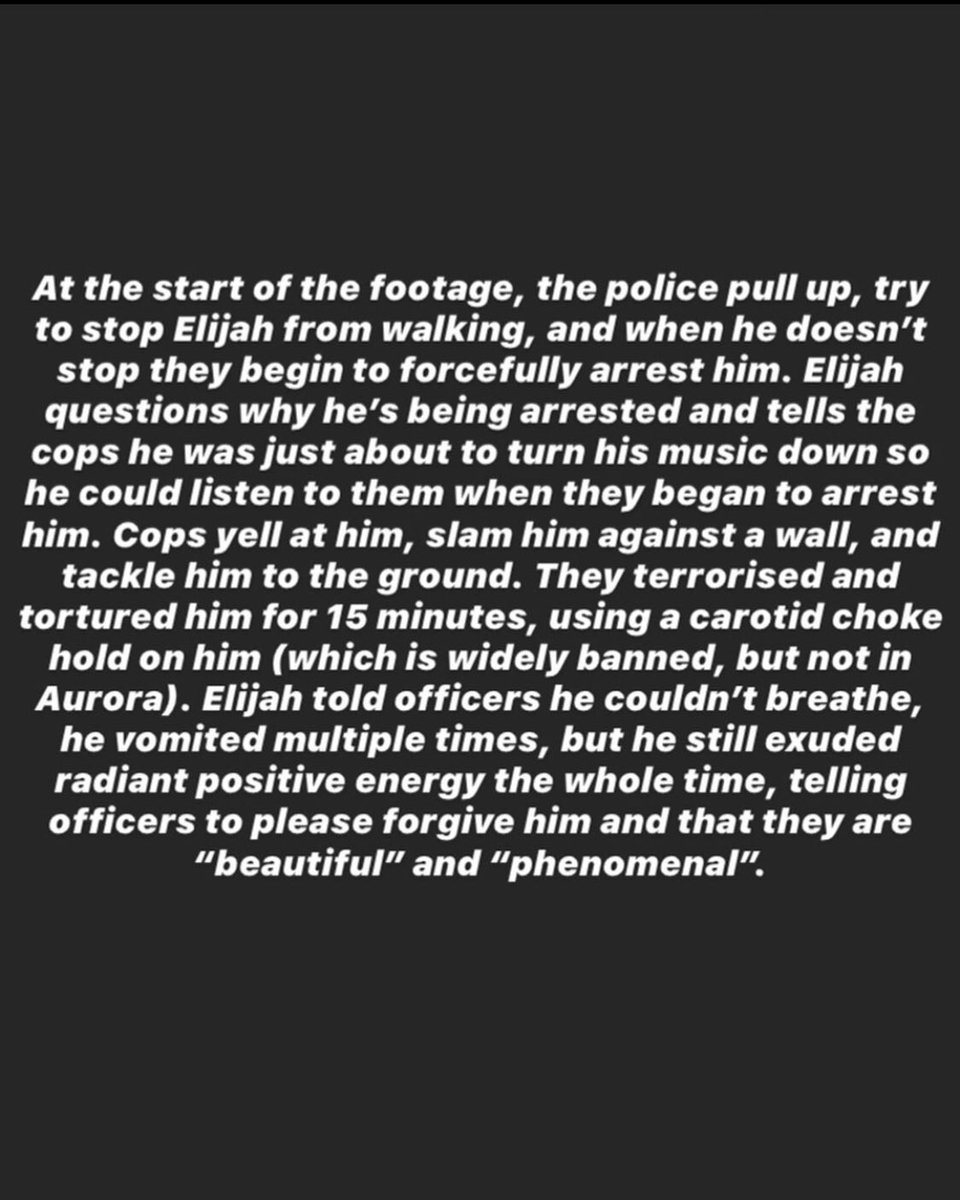 jessicaashay's tweet photo. Pay attention to #ElijahMcClain’s story!!! Photos from @/_a.b.r.a https://t.co/4PYcQbJBH9