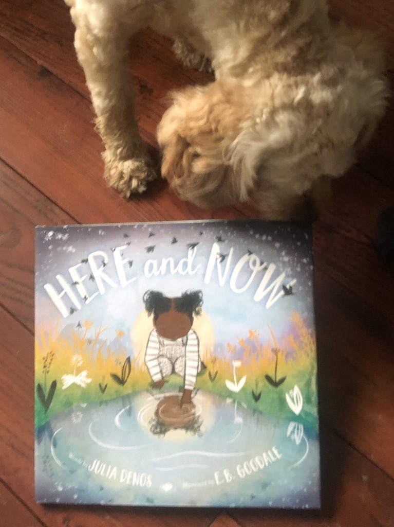 IngleboroughLlc's tweet photo. As we near the end of the year #ChipReads about appreciating Here and Now. Written by Julia Denos and illustrated by E.B Goodale. @PDSB_Libraries @IngleboroughPS #ingleboroughathome https://t.co/OWzrhNOT1U