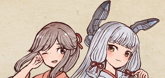 叢雲薄雲くもくも☁️
叢雲も和服似合いますけど、薄雲も似合うと思うんですよね!!早く会いたいです!!!☺️
イベント楽しみでわくわくしてきました?????
#艦これ 