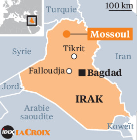 6 juin 2014. Nous sommes effectivement le lendemain de la vraie fausse attaque de Samarra ; l’Irak a dû dégarnir certaines villes pour en protéger d’autres. L’État islamique lance l’assaut sur Mossoul, la deuxième ville d’Irak.