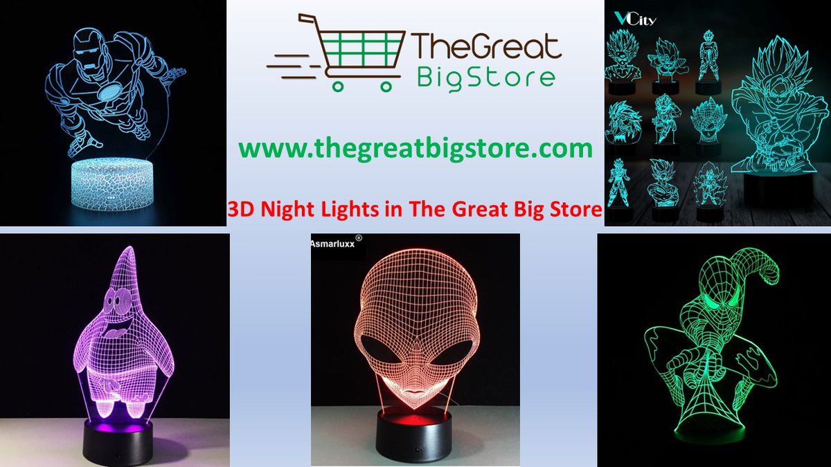 Thegreatbigsto1's tweet image. View our collection of Funky Lights in The Great Big Store here thegreatbigstore.com/funky-lights/
#Nightlights #FunLights #LED