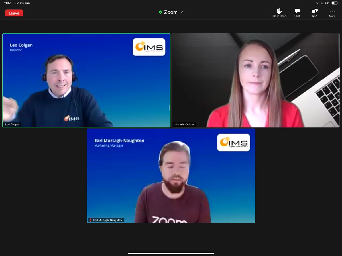 athloneec's tweet photo. Thanks very much to @imslimerick @leocolgan and @MichelleCullot1 for providing @zoom_us training for our staff and IT tutors today! @ESCItweets https://t.co/9iHjmQAoLT