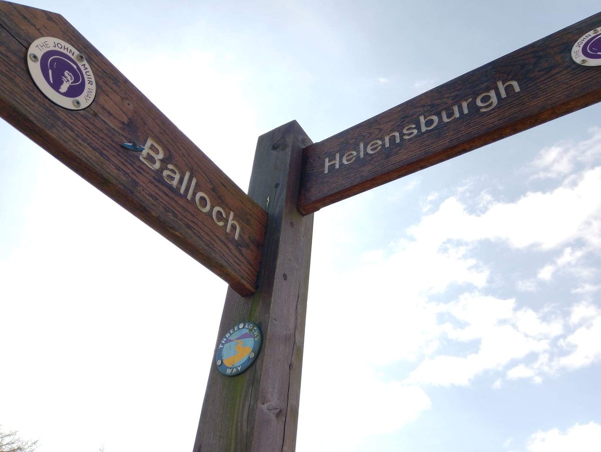 TweetsBennett's tweet photo. #MrBJohnMuirWay Walk 9-Loch Lomond to Helensburgh FINAL WALK

So here I was straight back to Loch Lomond, but who is this by the loch on this morning? I had company for my last walk. Mrs Bennett and Barrington Bennett had decided to do the last 9 miles of Lomond hills with me. https://t.co/JswzjFiHHX