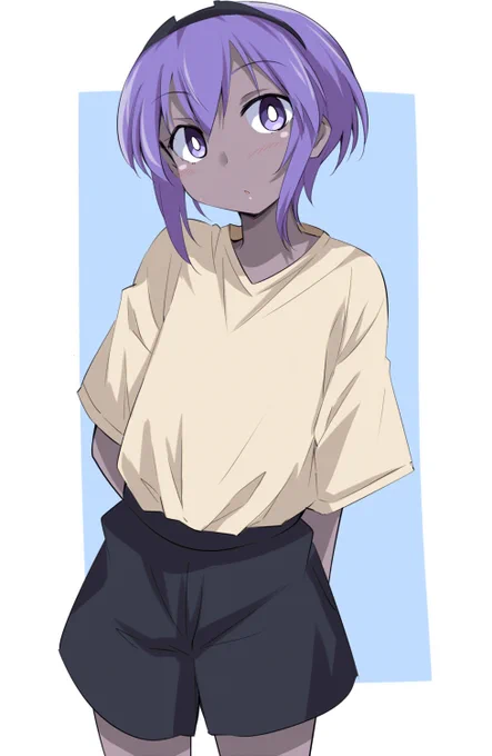 Tシャツハーフパンツ静謐ちゃん 