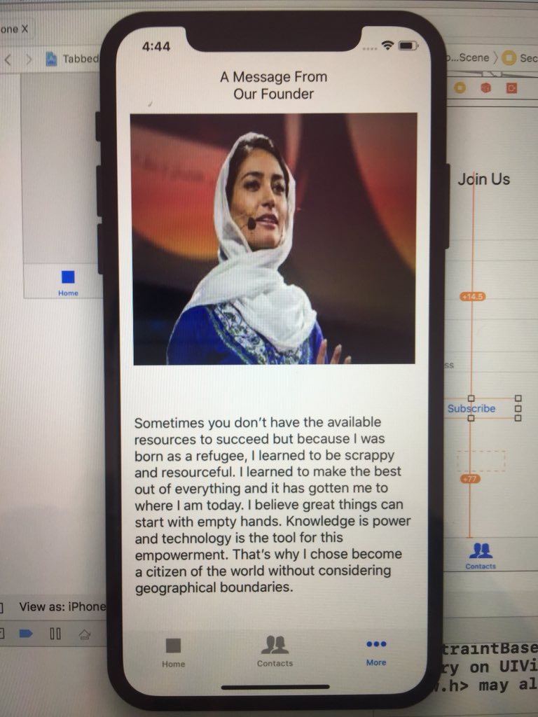 parima_faqiri's tweet photo. I created an app with #Tabbed object to show bottom tabs. By this app, I learned how to use #viewController to add more tabs and how to customize icon, page and name of tabs.
@CodeToInspire
#AfghanGirlsCode
#IOS https://t.co/ZPcshYGtra