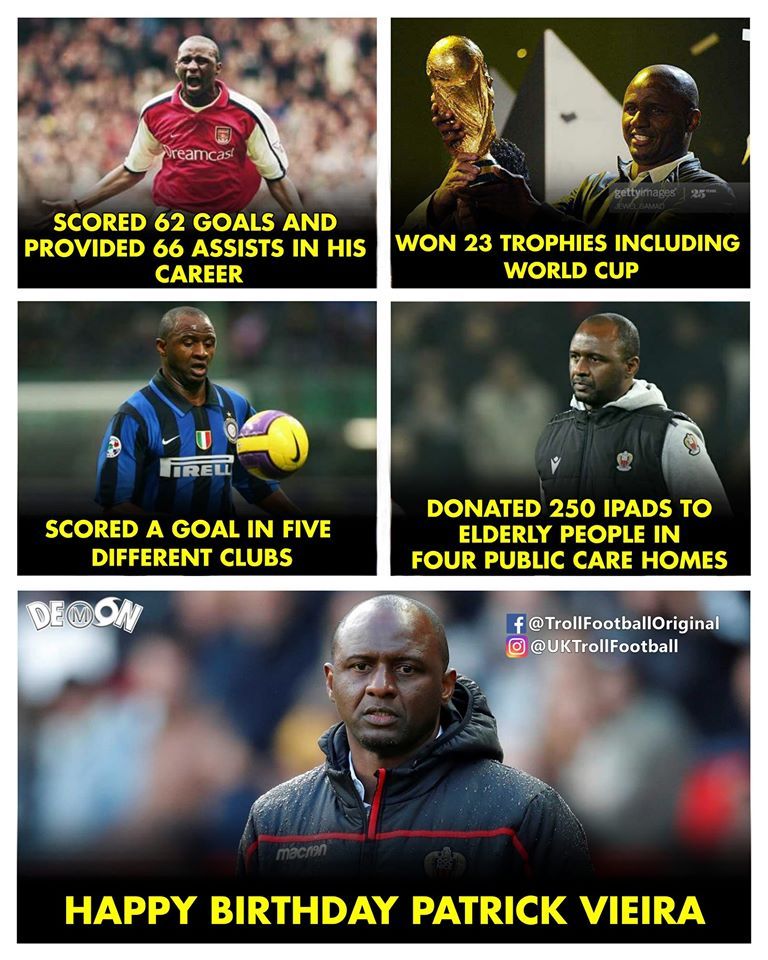 Happy Birthday Patrick Vieira   