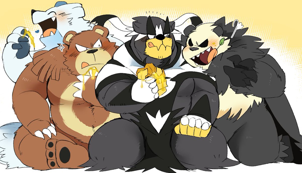 hyaku1063's tweet photo. くまポケちゃんズ！🍯🐻 https://t.co/Y72ktcYGm4