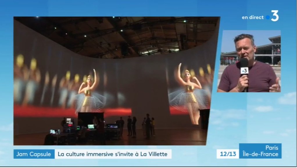 Wordcomconsult's tweet photo. A la #GrandeHalle de @LaVillette, #JamCapsule, une #expo immersive par @atelier_athem à travers des oeuvres de @Yann_A_B, #PierreGoismier, #TomVolf, la #3eScene de l'@operadeparis. #YesWeJam @NicolasLaugero
Merci à @blin_marlene via @France3Paris
https://t.co/BwAD2viEr1 https://t.co/kmFhvtiDpS