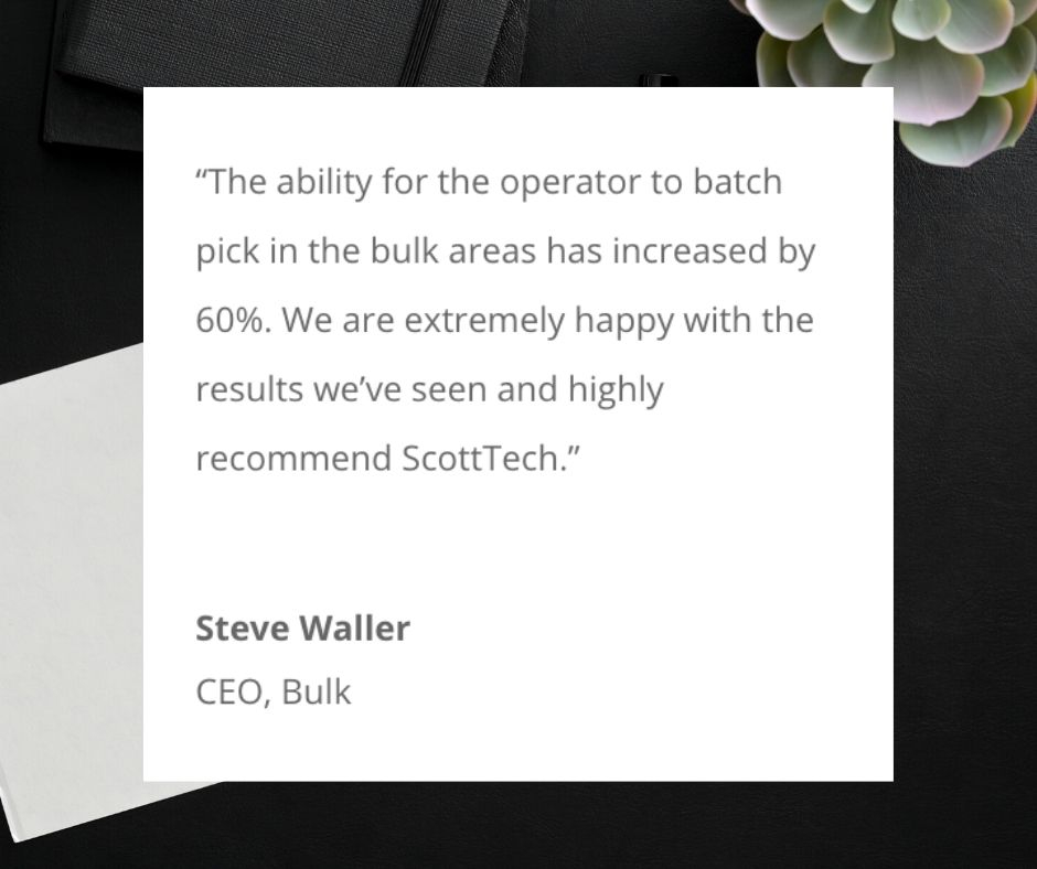 scotttechllc's tweet image. These are the results we love to hear from customers! A noticeable difference in efficiency while picking in bulk areas of their warehouse.

#scotttech #scotttechintegratedsolutions #integratedsolutions #equipment #packaging #packagingsystems #librarystorage #warehousemanagement
