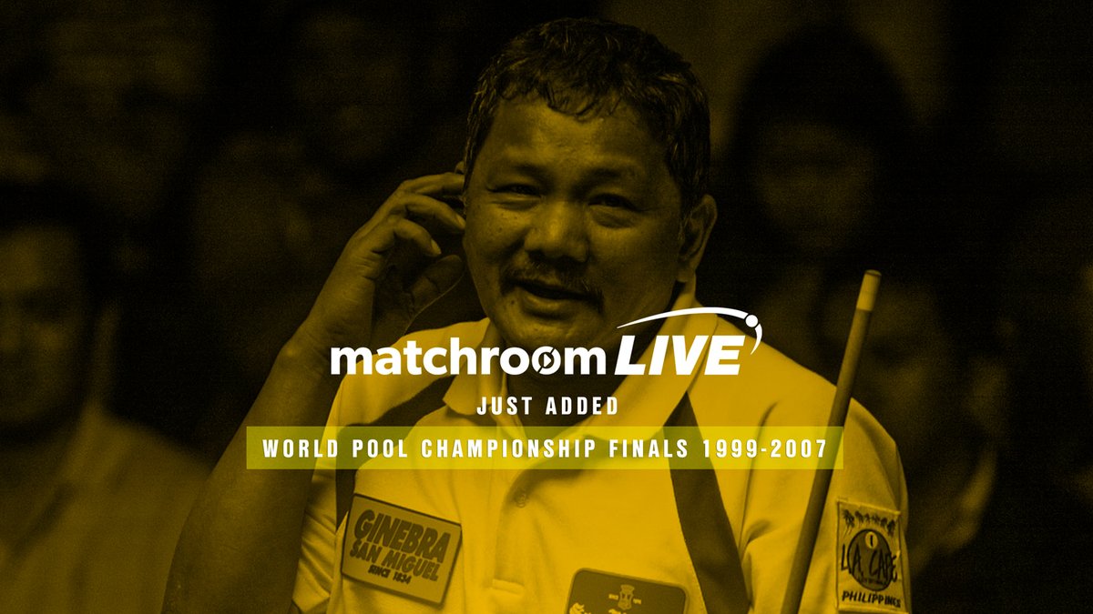 WorldPoolChamp's tweet image. 🤩 The day you've all been waiting for!

Every Matchroom World Pool Championship final has been uploaded to Matchroom.Live! Register today for FREE to watch Efren Reyes' 1999 title win and more!

👉 bit.ly/2Nma59N #WorldPoolChampionship