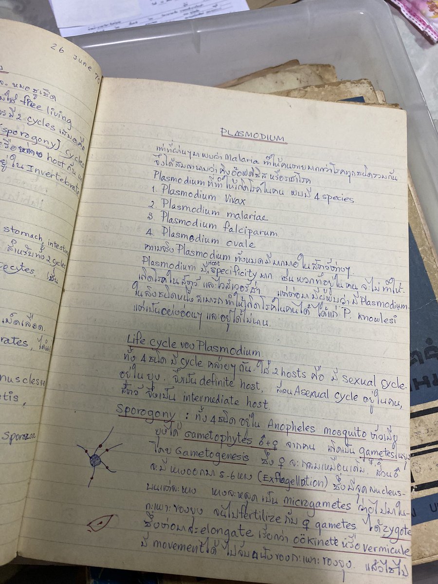 ค้นเจอสมุดเลคเชอร์ของท่านพ่อผู้ล่วงลับ สมัยที่ท่านเป็น นศพ. ประมาณปี 1970