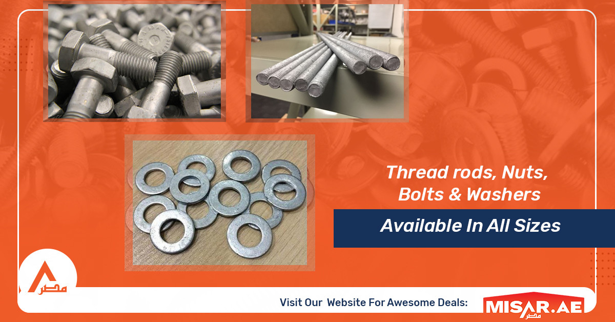 misartrading's tweet photo. #misar is your one-stop-shop for all types &amp; sizes of #Galvanised #ThreadRods, #Nuts, #Bolts &amp; #Washers. Browse our entire catalog online, visit our online store: https://t.co/8kqFfKJGKn 
#onlinetoolsindubai #toolsupplier #misartrading https://t.co/WFhUAGiN1L