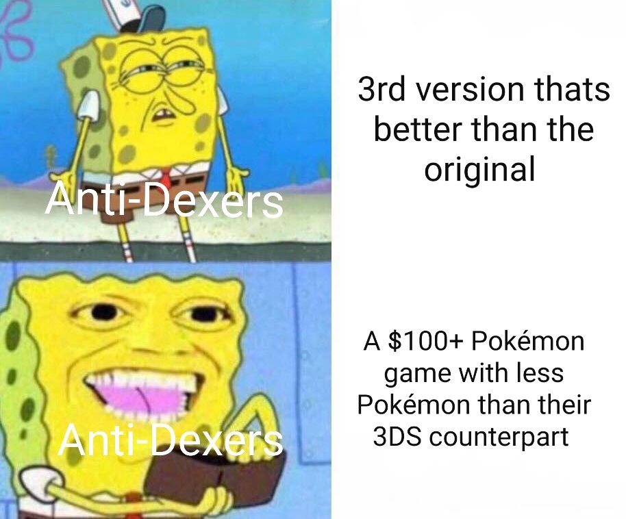 anonymousimd's tweet photo. @Pokemon What if 2 years ago someone told you the future pokemon Switch game would require you to pay over $100 to get all features and a full experience. And the game has overwhelming flaws and less mons than a 3DS game. Would you believe them? ππ
#FixGamefreak
#BringBackAllMons https://t.co/18eoz7Z9T0