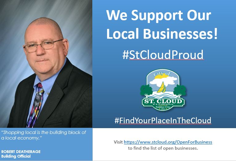 CityofStCloudFL's tweet photo. We support our local businesses to build a better local economy! To find a list of open businesses follow link below: https://t.co/4ALhyyf2P5 💚
#StCloudFL #COVID_19 #StCloudProud #BuildingLocalEconomy #CommunityStrongerTogether https://t.co/xiUMw8oQOq