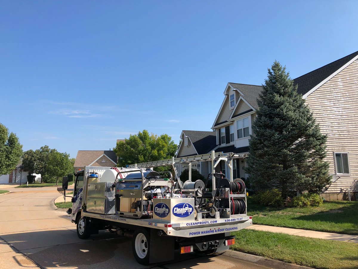 Soft washing doesn't just remove a few blemishes from your siding. It kills bacteria and mold (which causes stains) and prevents it from returning.                 cleanprostl.com/cleanpro-resid…