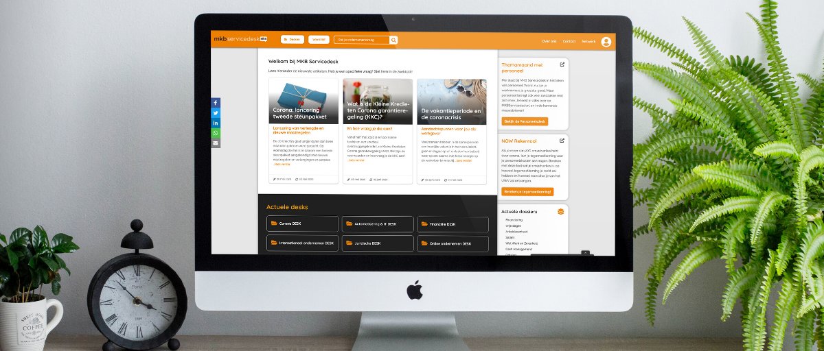 De vernieuwde website van MKB Servicedesk is live! Met deze nieuwe website willen we ondernemers nóg beter en sneller vooruit helpen! Neem snel een kijkje: buff.ly/3hWyIrm